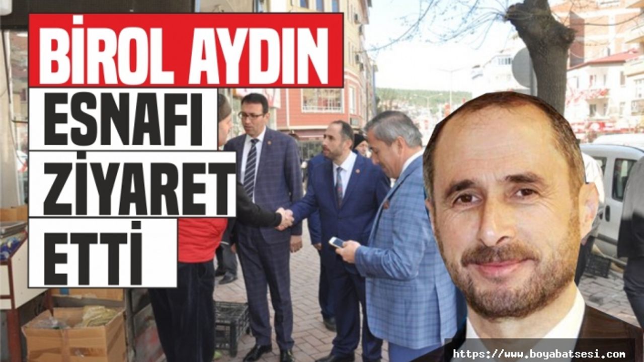 Saadet Partisi Boyabat Adayı Birol Aydın Vatandaşlarla Buluştu