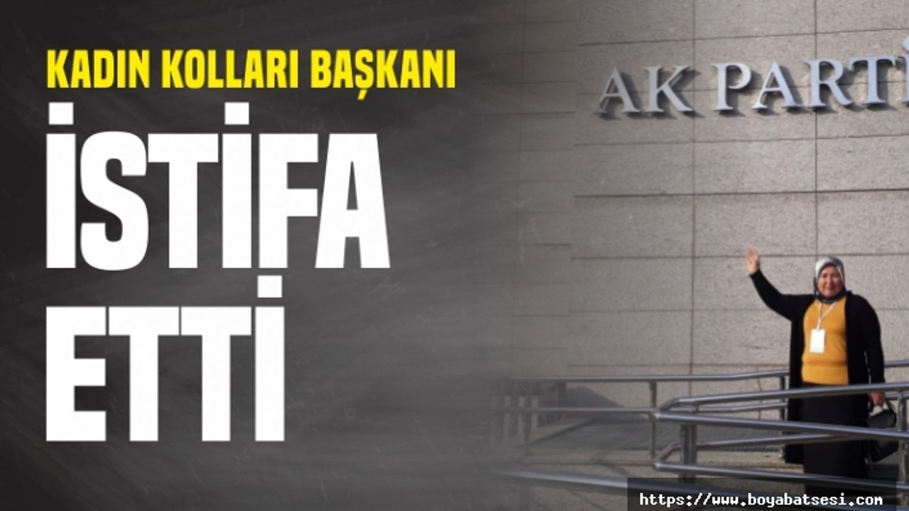 Saraydüzü Ak Parti Kadın Kolları Başkanı Güllüzar Şen İstifa Etti