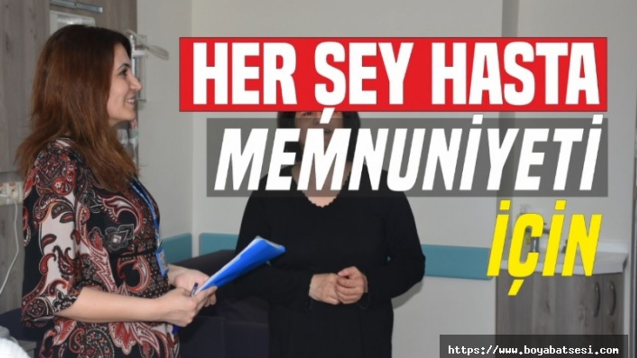 Boyabat Devlet Hastanesi'nden Örnek Olacak Proje