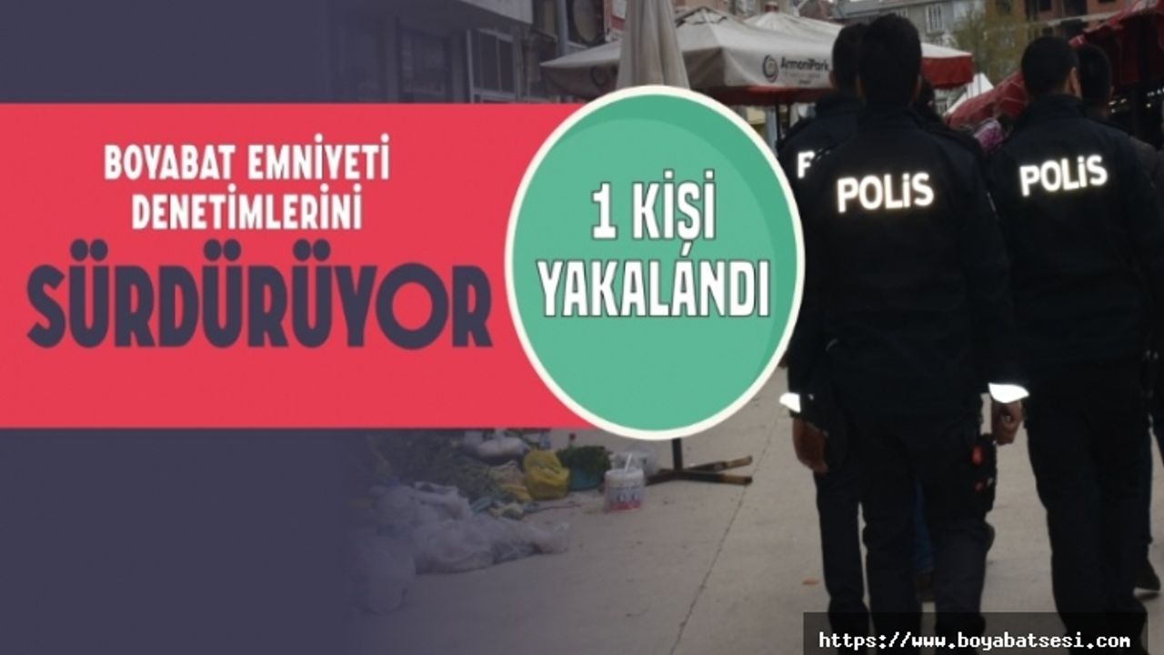 Boyabat Emniyeti'nden Umuma Açık İş Yerlerinde Denetim