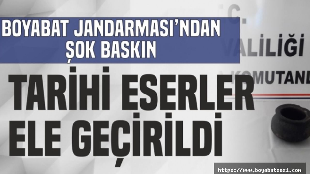 Boyabat Jandarması Kaçak Kazı Yapanlara Göz Açtırmıyor