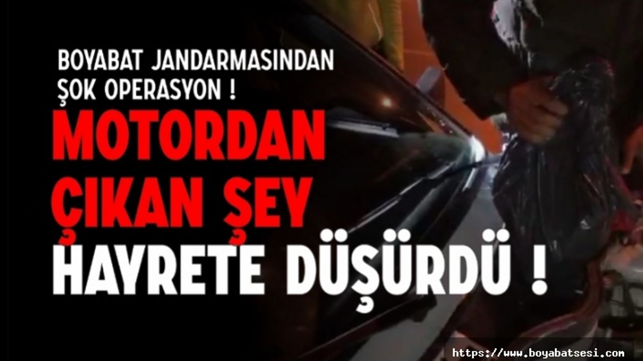 Boyabat Jandarmasından Şok Operasyon 2 Kişi Yakalandı