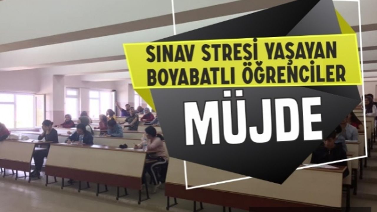 Boyabatlı öğrencilerin kâbusu idi artık aşılabilecek