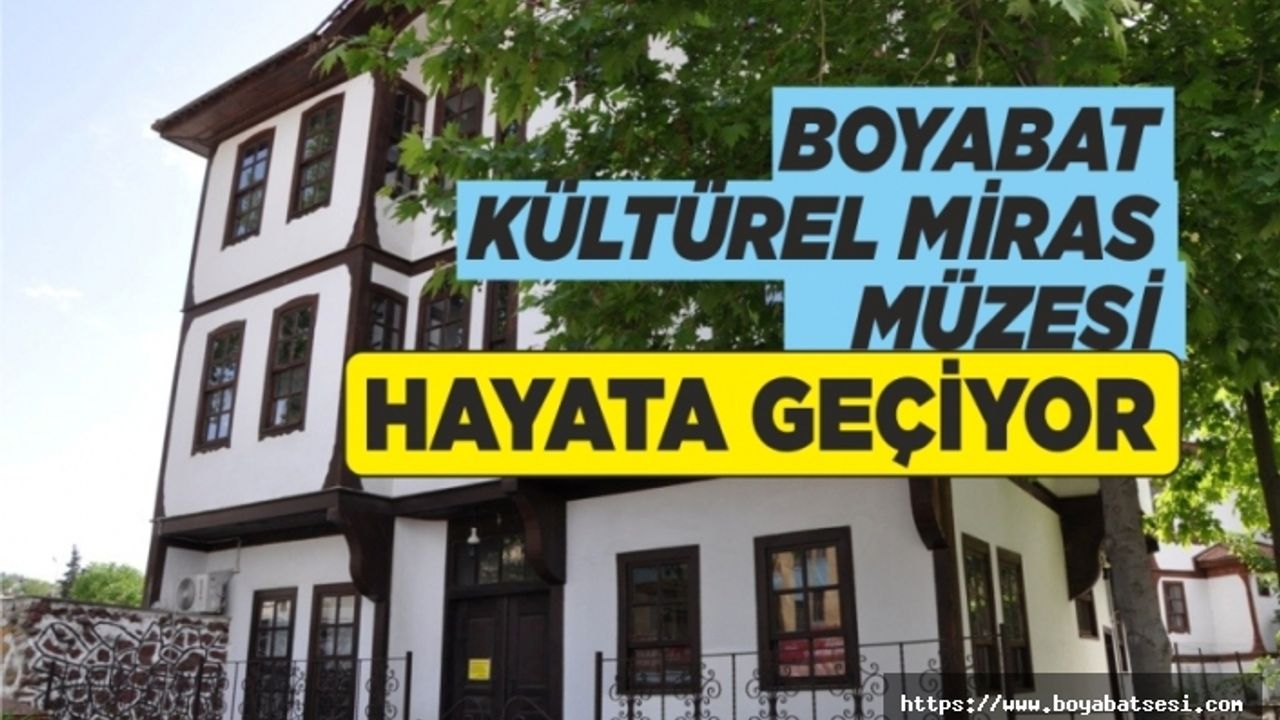 Boyabat Belediyesi Yaşayan Kültürel Miras Müzesi'nde çalışmalar sürüyor