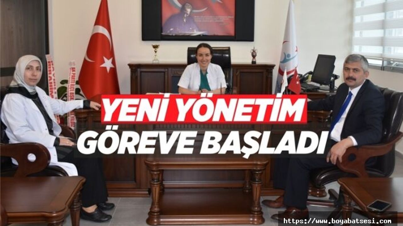 Boyabat Devlet Hastanesi Yeni Yönetimi Göreve Başladı