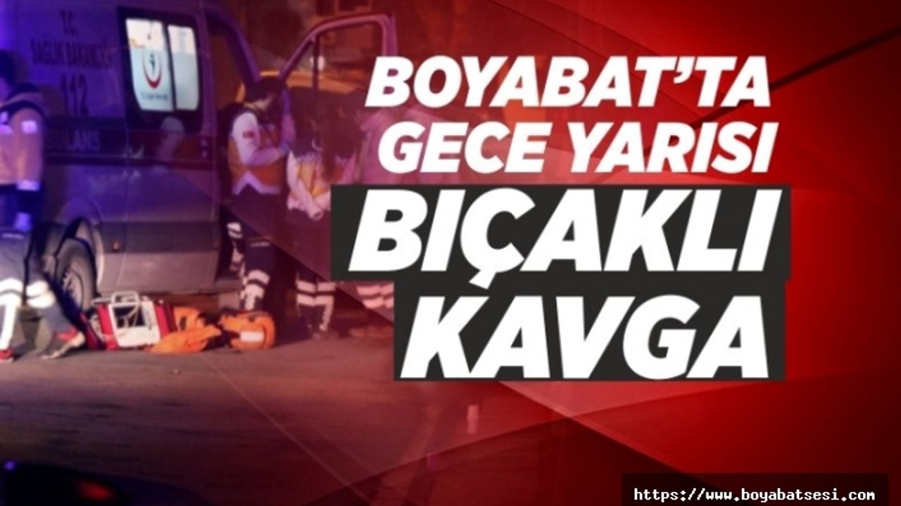 Adnan Menderes Bulvarında Bıçaklı Kavga 1 Yaralı