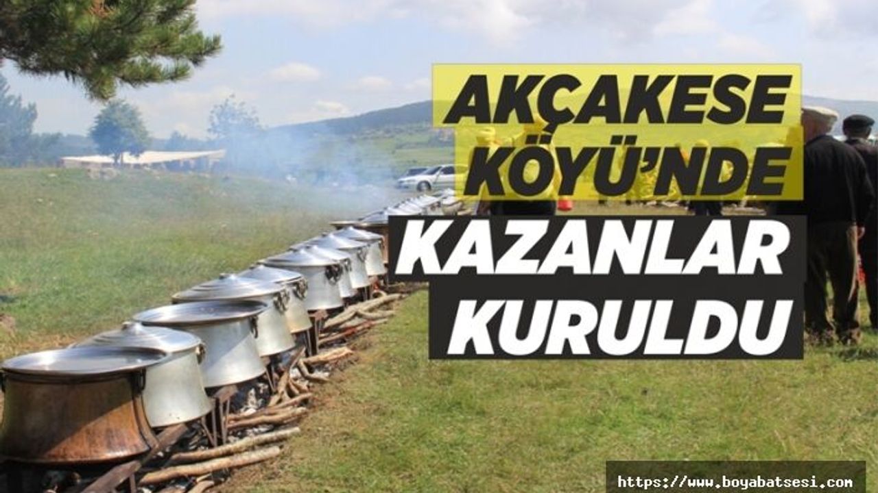 Akçakese Köyü'nde Yağmur Duası Yapıldı