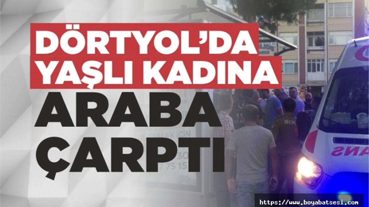 Boyabat'ta Yaşlı Kadına Araba Çarptı