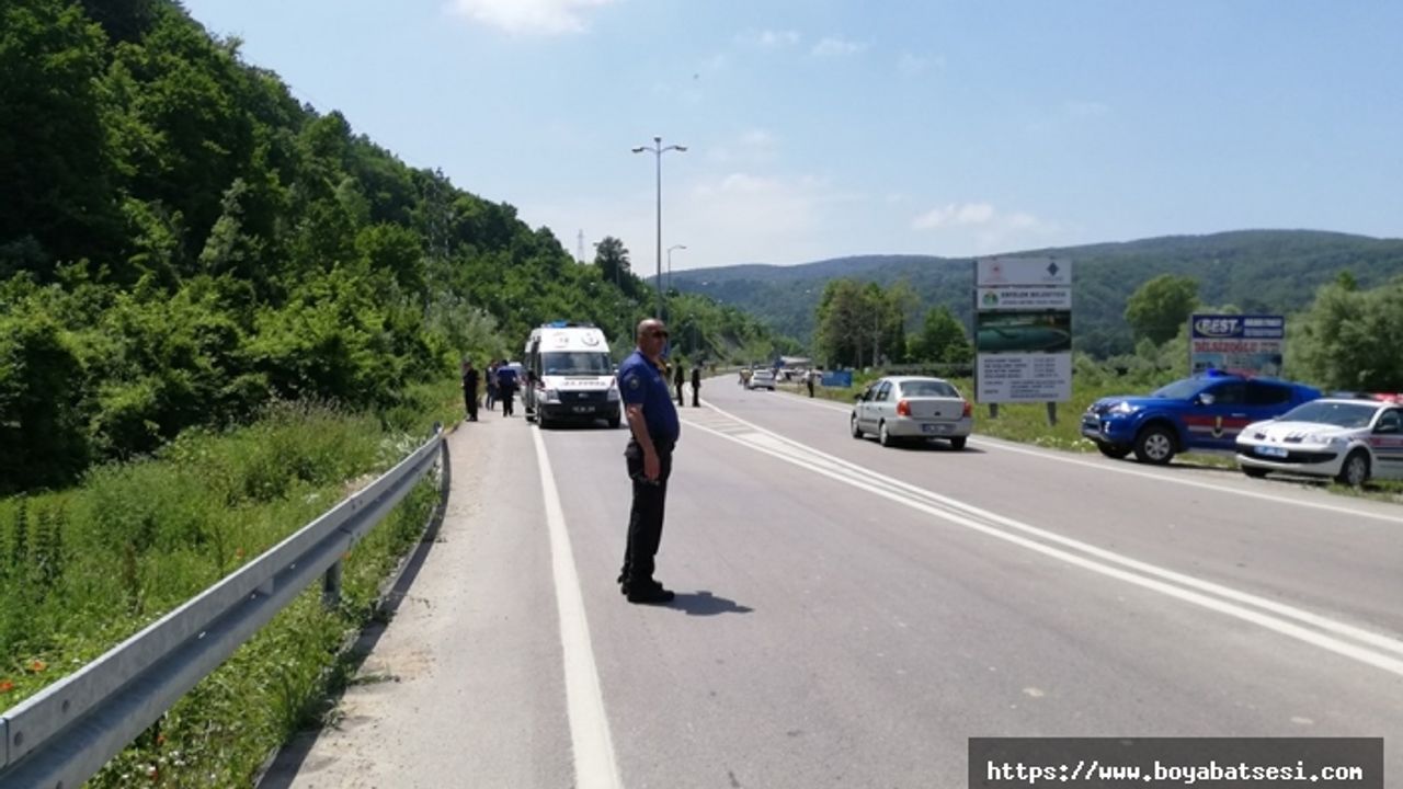 Erfelek'ta Trafik Kazası 1 Ölü