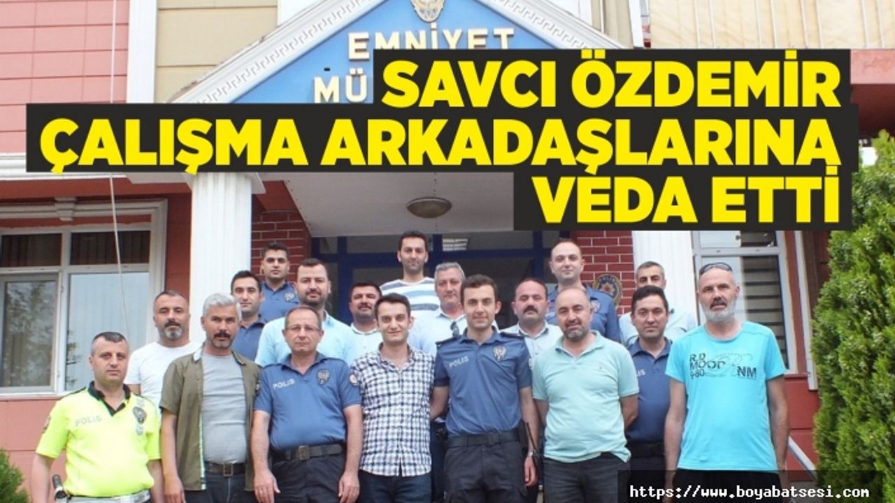 Savcı Mehmet Özdemir’den Emniyete Veda Ziyareti