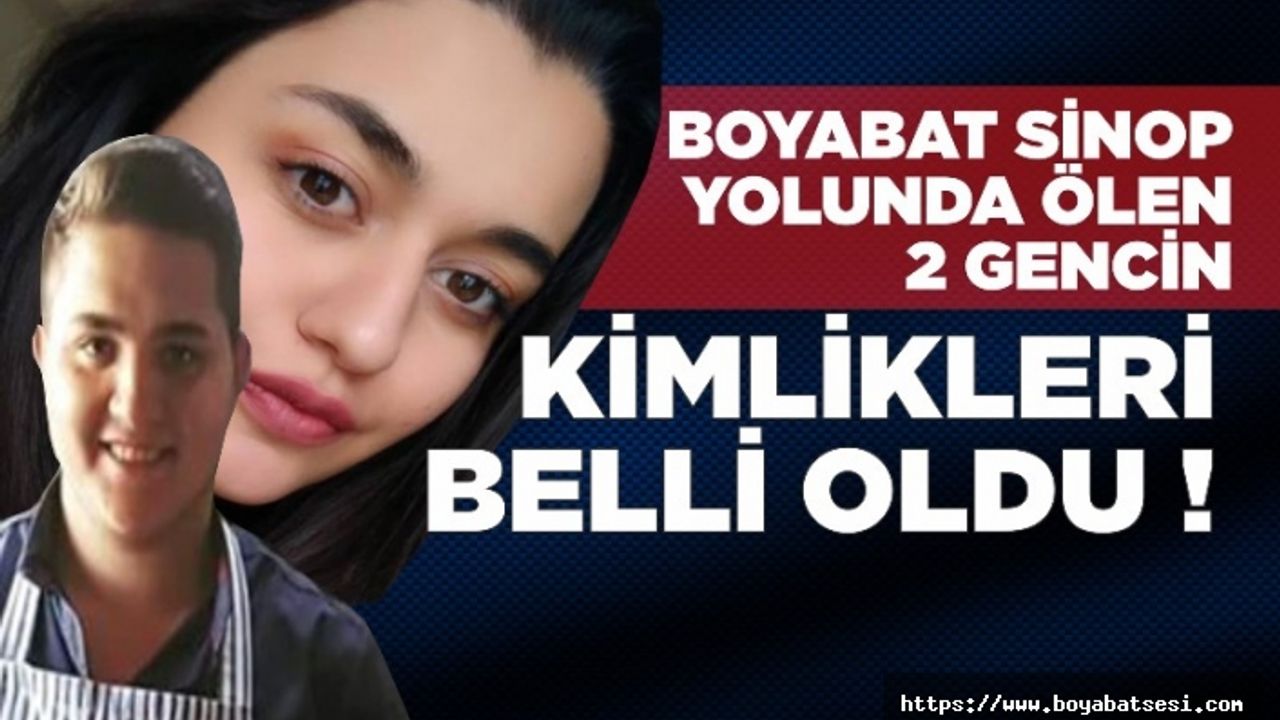 Sinop Boyabat Yolundaki  feci kazanın ardından