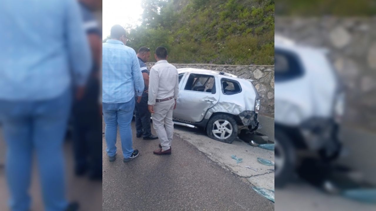 Sinop Yolunda Trafik Kazası Yaralılar Var