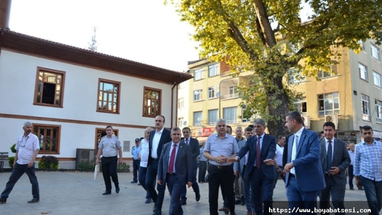 Bakan Yardımcısı Nadir Alpaslan Boyabat'tı ziyaret etti