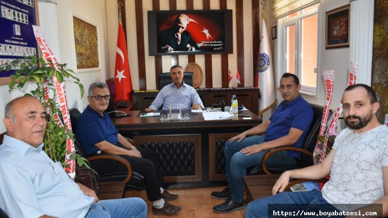 Boyabat Sesi Gazetesi'nden Yeni Emniyet Müdürüne Ziyaret