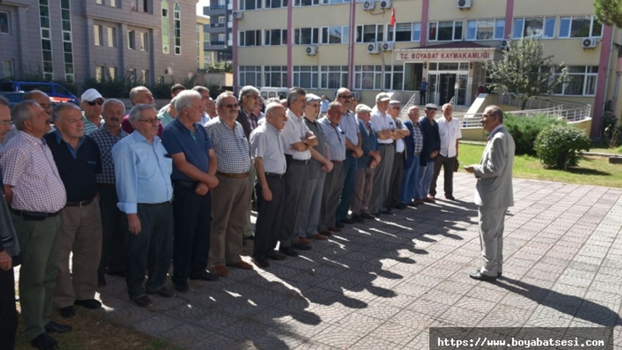 Boyabat'ta CHP'nin 96'ıncı kuruluş yıl dönümü törenle kutlandı