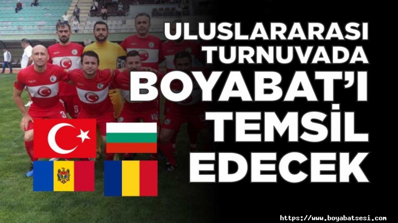 Uluslararası Turnuva'da Boyabat'ı Temsil Edecek 