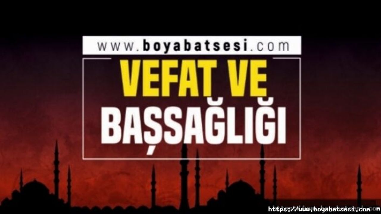 Merhum Hulusi Şen'in kızı, Ahmet Mor'un hanımı Mualla Mor Vefat Etti