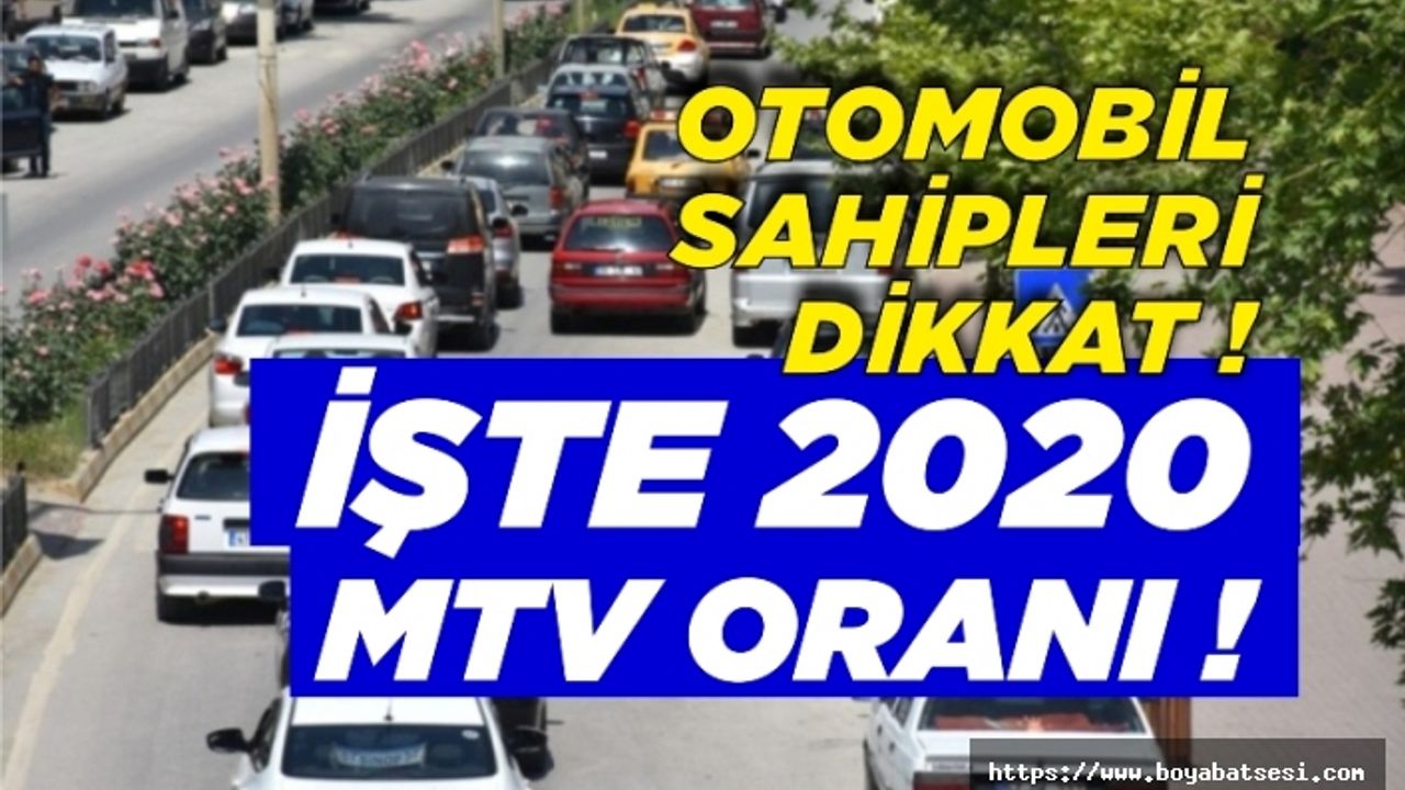 Motorlu Taşıtlar Vergisine %22.58 Zam !
