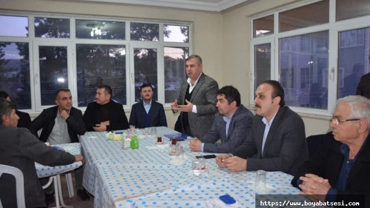 Maviş Boyabat'ta köy muhtarları ile bir araya geldi