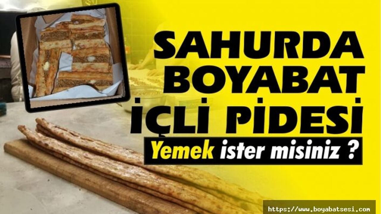 Nasip Ekmek Fırını içli pide yapımı ile hizmetinizde