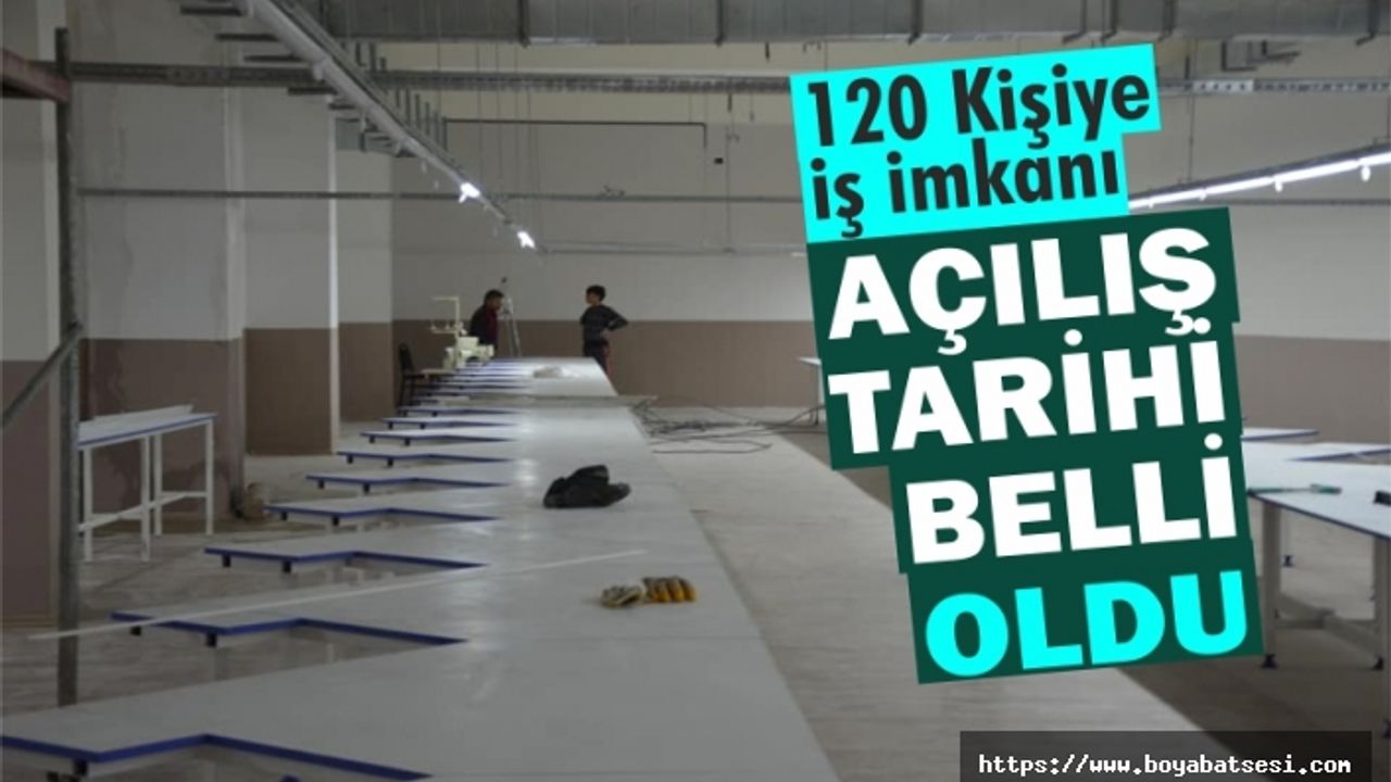 Boyabat'a iş imkanı sağlayacak tekstil firması açılıyor