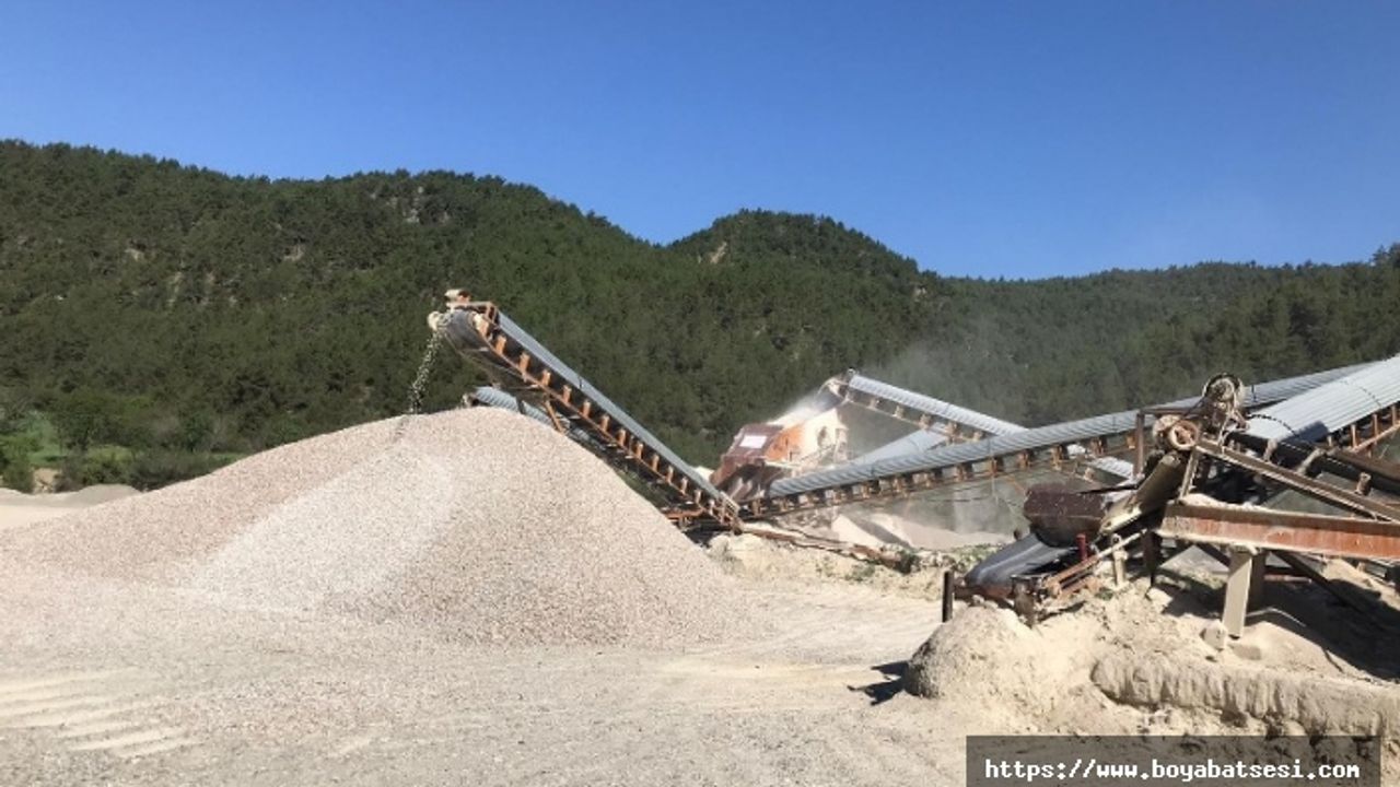 Boyabat Bürnük Konkasör Tesisi çalışıyor
