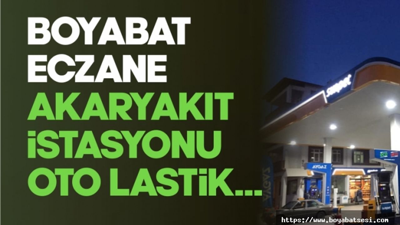 Boyabat nöbetçi işletmeler listesi