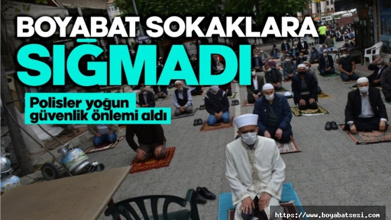 Boyabat'ta 74 gün sonra Cuma Namazı kılındı