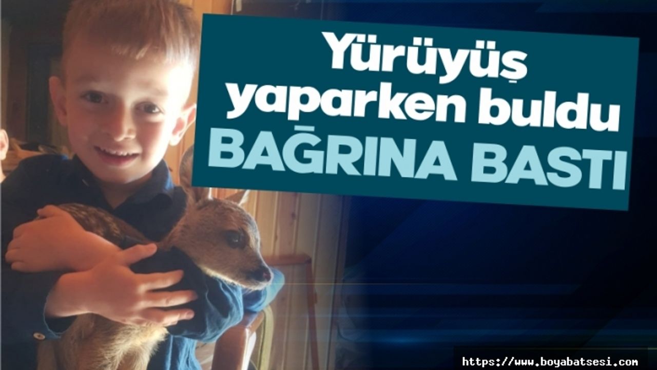 Boyalıca Köyü'nde bulundu evin maskotu oldu