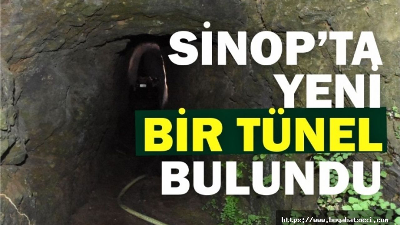 Sinop'ta gizemli bir tünel daha ortaya çıktı