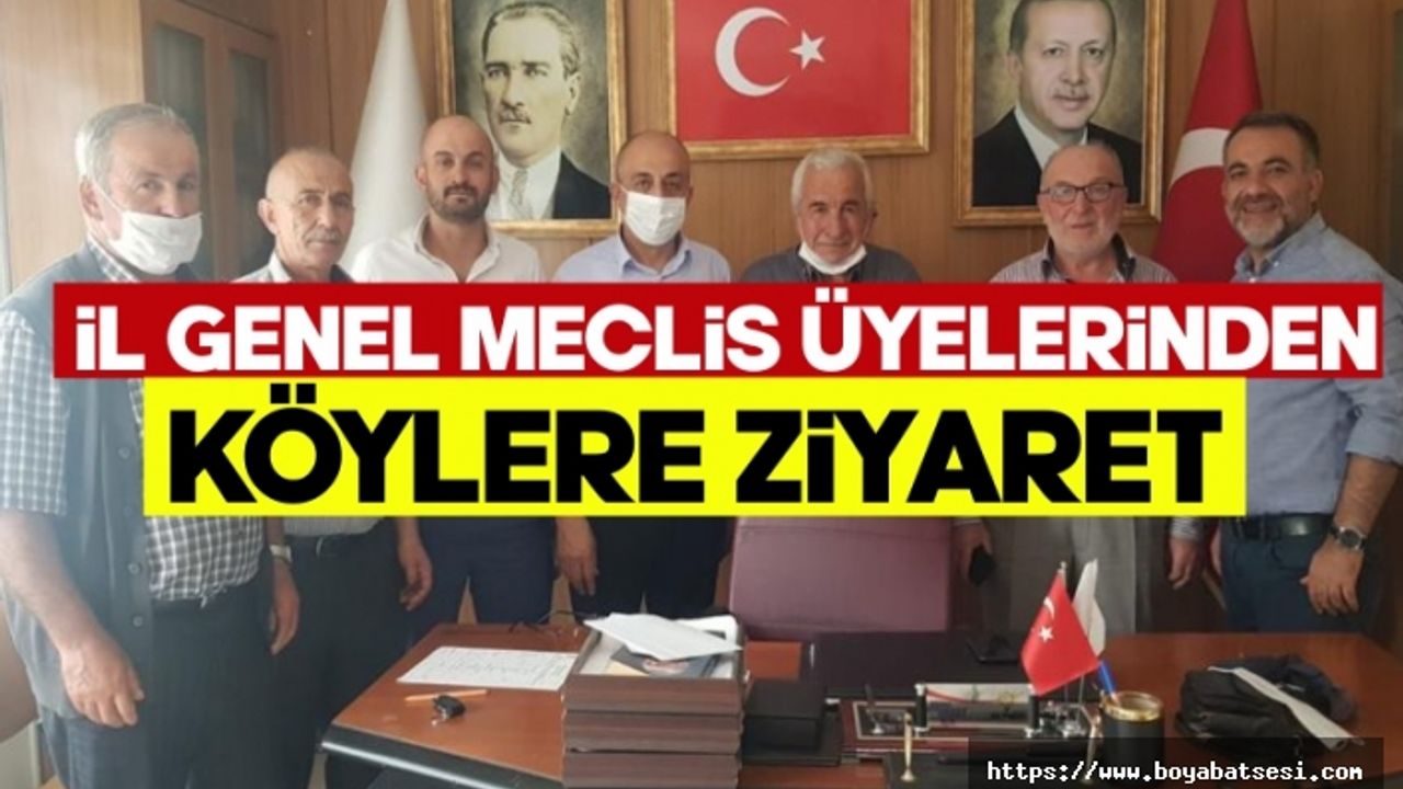 Boyabat il genel meclis üyelerinin köy mesaisi