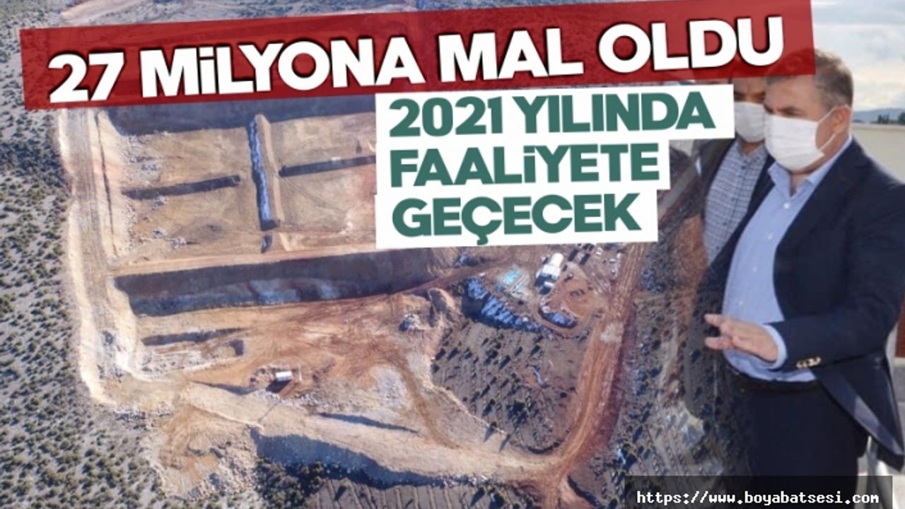 Boyabat'ın çöp sorunu 2021'de son buluyor