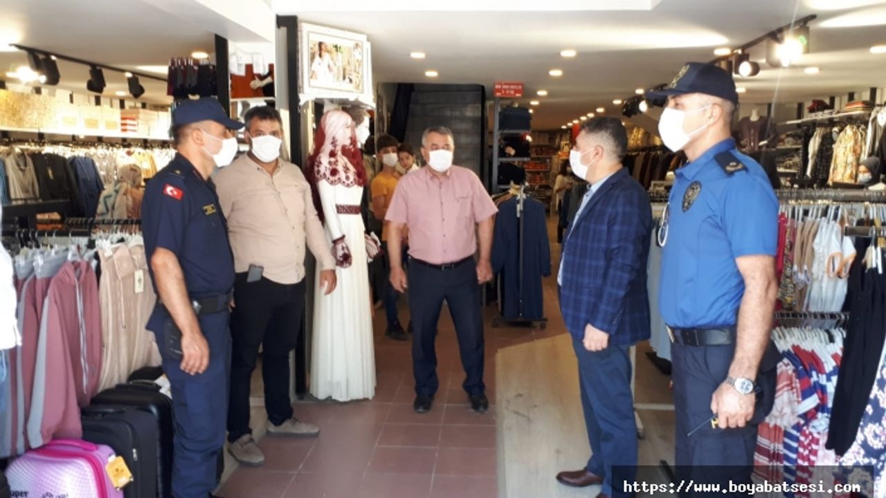 Boyabat Kaymakamlığı'ndan geniş çaplı denetim