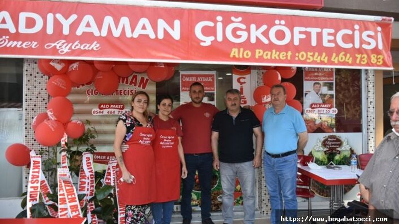 Boyabat'ta meşhur Adıyaman Çiğköftesi törenle açıldı