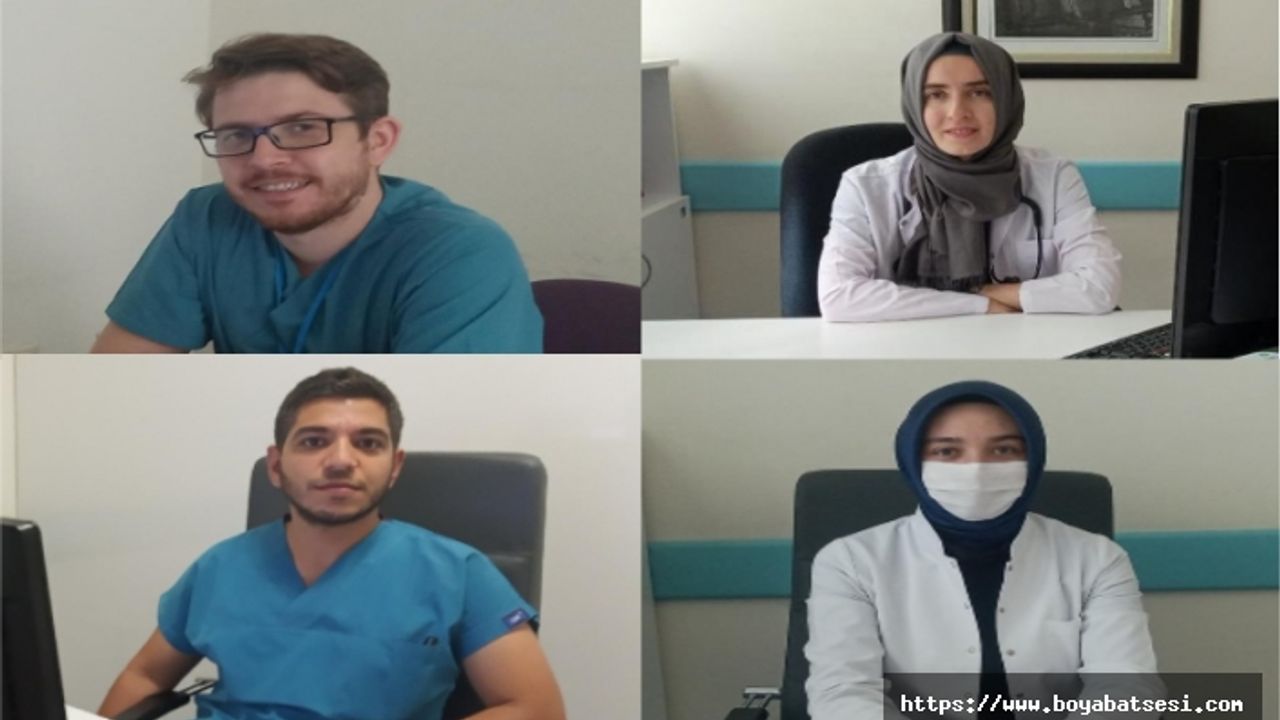 Boyabat Devlet Hastanesinde 4 doktor göreve başladı
