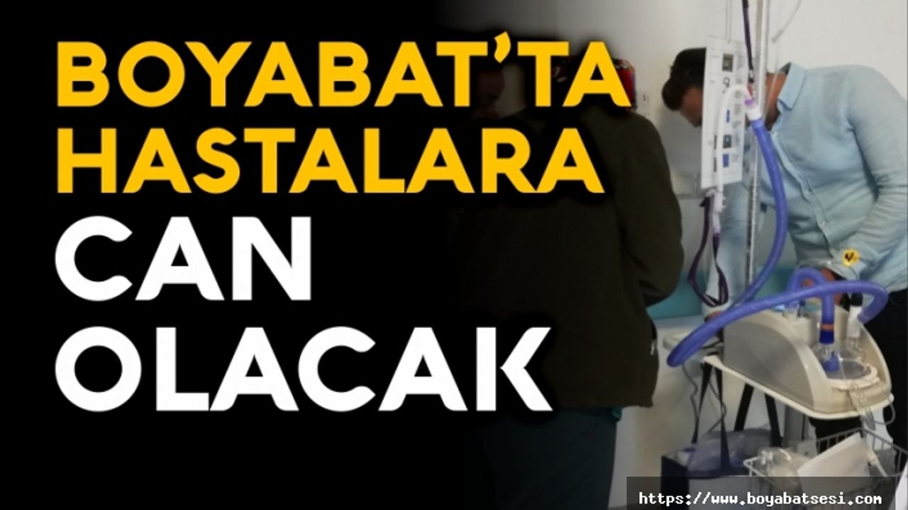 Boyabat Ticaret ve Sanayi Odası o cihazı temin etti