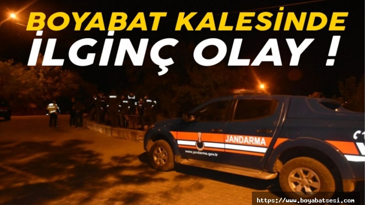 Kalede İntihar girişimi ihbarı polis ve jandarmayı seferber etti.