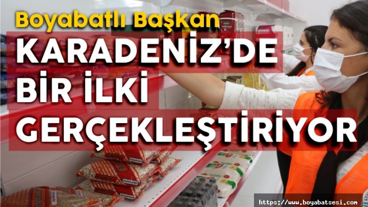Karadeniz’in ilk ve tek gıda bankası