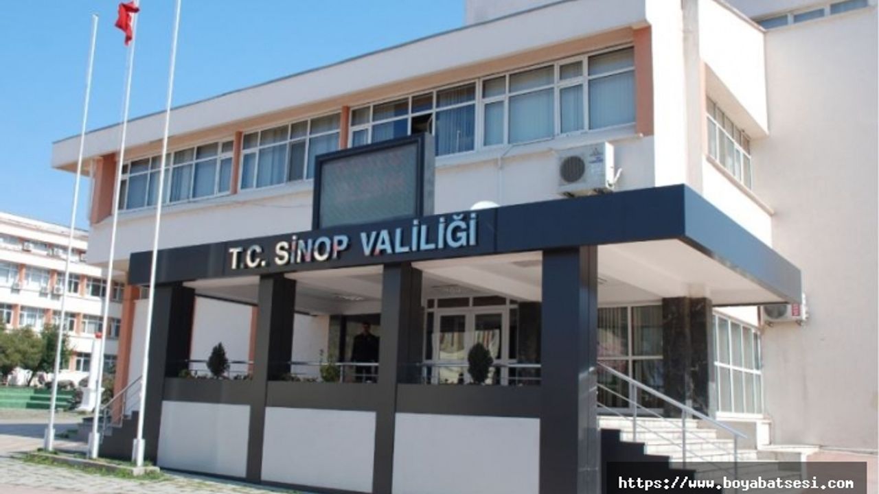 Sinop Valiliğinden tedbir kararları