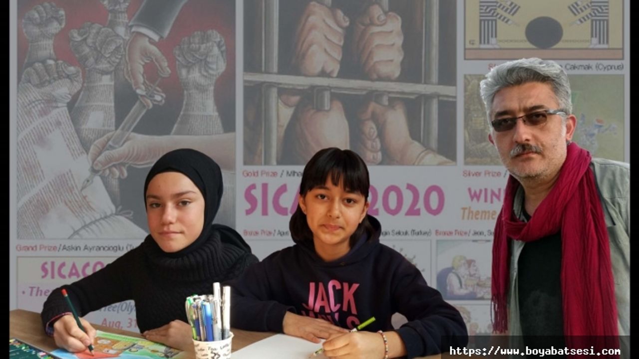 Boyabatlı çizerlere Güney Kore'den ödül