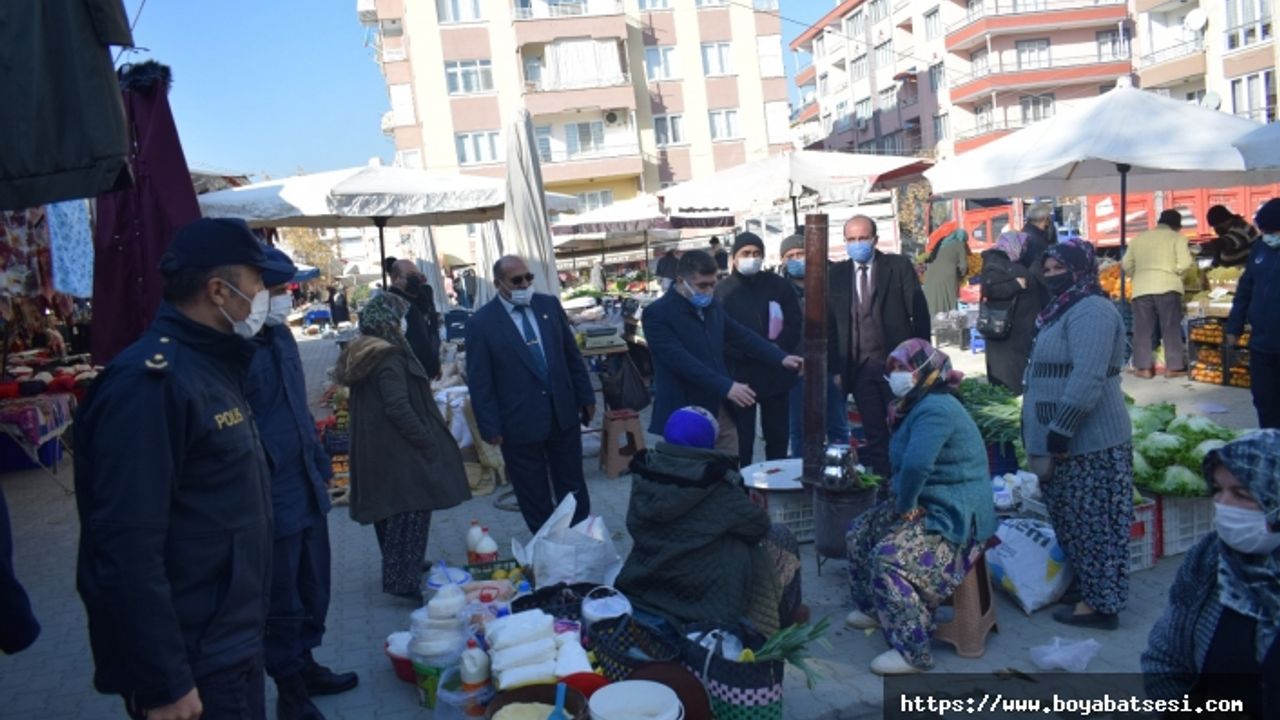 Boyabat Kaymakamlığından Covid - 19 Virüsü Denetimleri