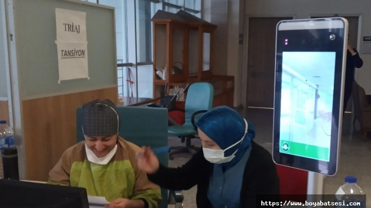Boyabat Devlet Hastanesi'nde yüz tanıma sistemi kuruldu