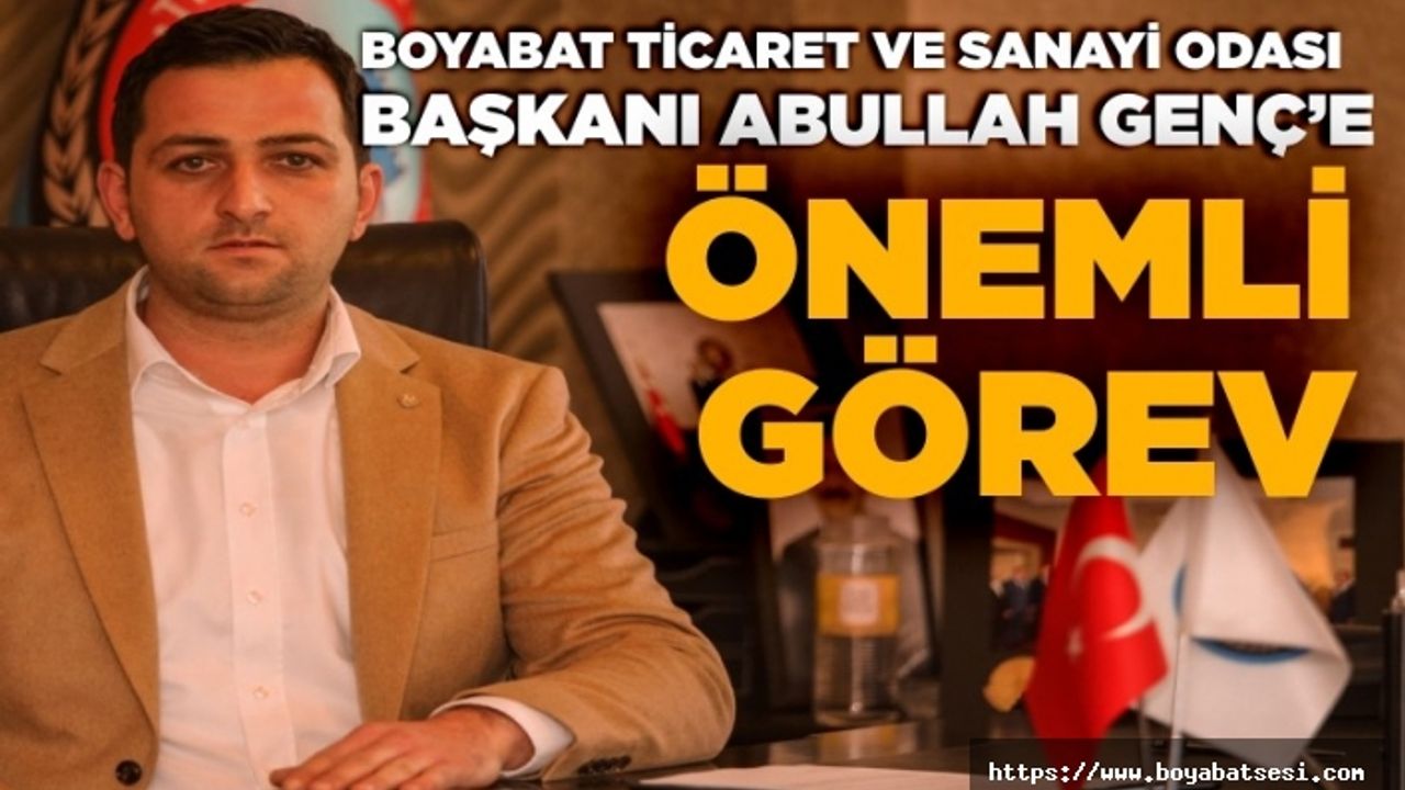 Abdullah Genç'e TOBB tarafından önemli görev