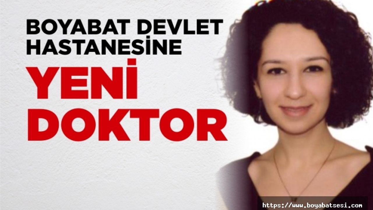 Boyabat'ta kadın hastalıkları ve doğum uzmanı göreve başladı