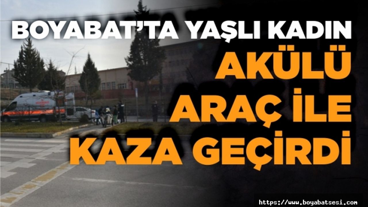 Tekerlekli sandalyeden düşen yaşlı kadın yaralandı !
