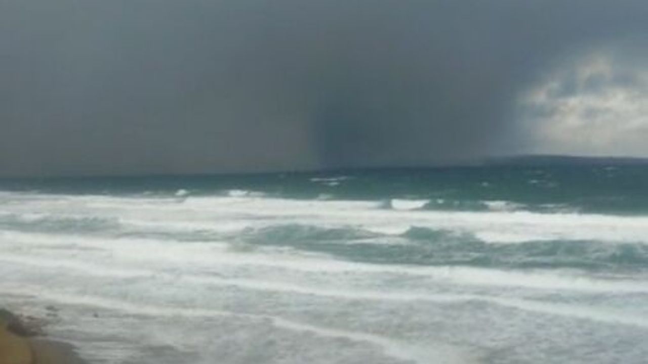  Sinop açıklarında hortum !