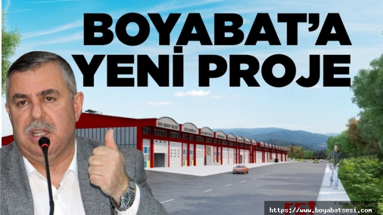 Maviş duyurdu '' Boyabat'ın yeni projesi ihale ediliyor ''