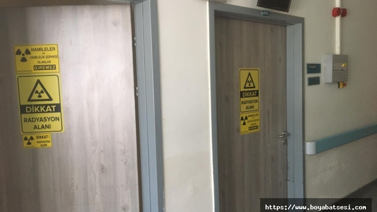 Boyabat Hastanesi'nde tomografi çekimi başladı