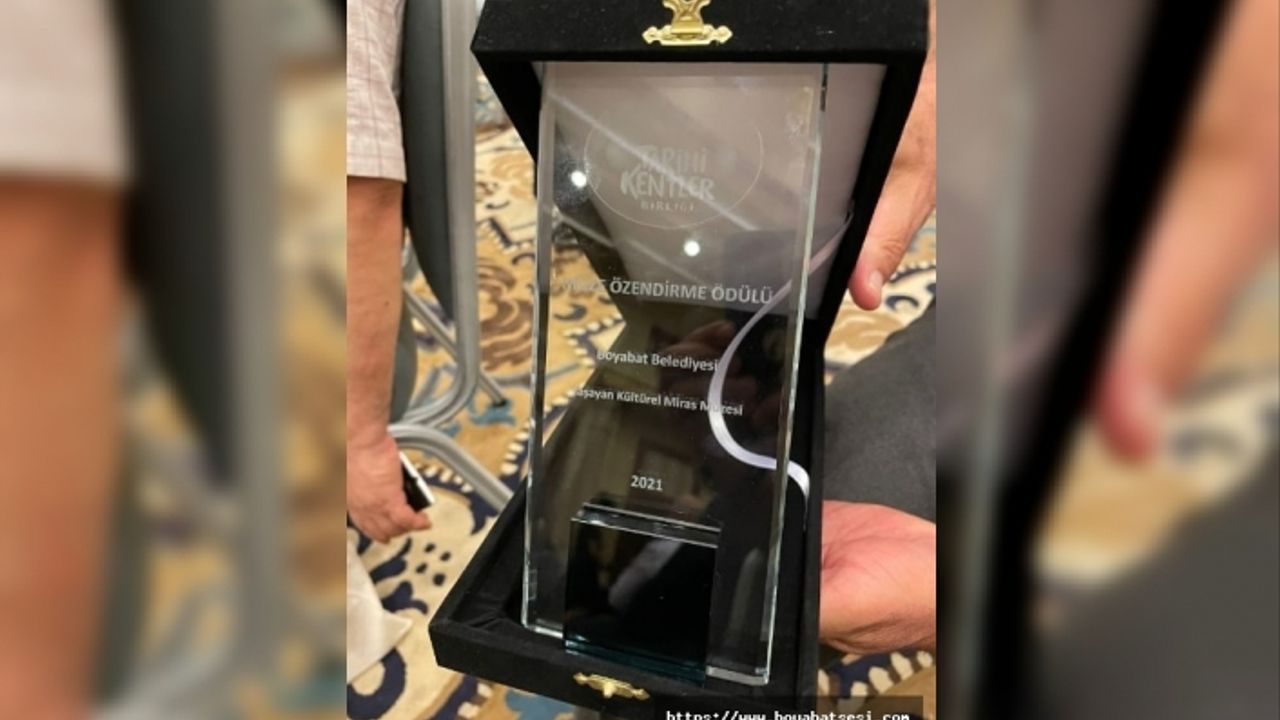 Tarihi Kentler Birliği'nden Boyabat Müzesi'ne ödül