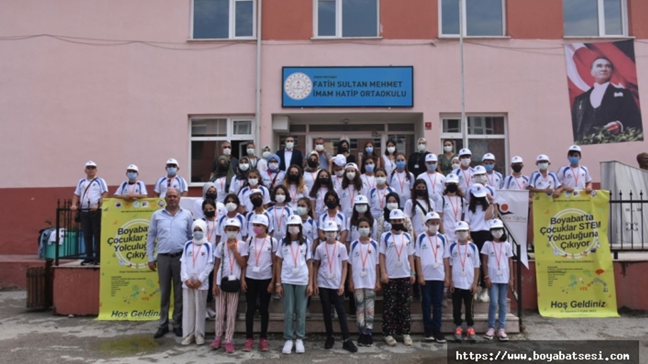 Boyabat'ta çocuklar STEM yolculuğuna çıkıyor